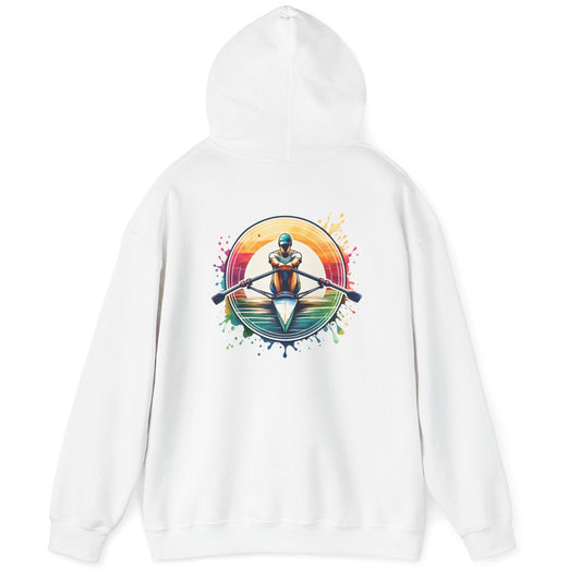 'Oar Powered' Hooded Sweatshirt